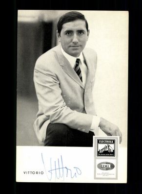 Vittorio Autogrammkarte Original Signiert + M 2167
