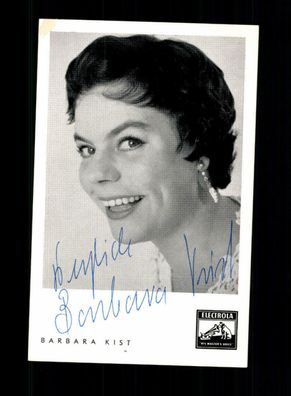 Barbara Kist Autogrammkarte Original Signiert + M 2190