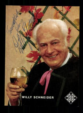 Willy Schneider Autogrammkarte Original Signiert + M 2315