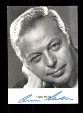 Oscar Müller Autogrammkarte Original Signiert + M 2588