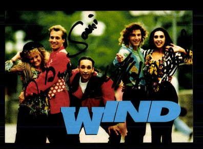 Wind Autogrammkarte Original Signiert + M 2653