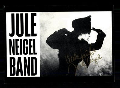 Julia Neigel Band Autogrammkarte Original Signiert + M 2766