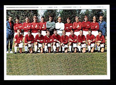 Borussia Mönchengladbach Mannschaftskarte 1966-67