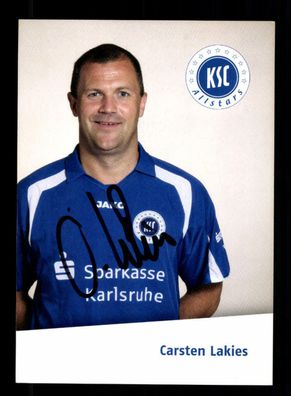 Carsten Lakies Autogrammkarte Karlsruher SC Original Signiert+ A 220502