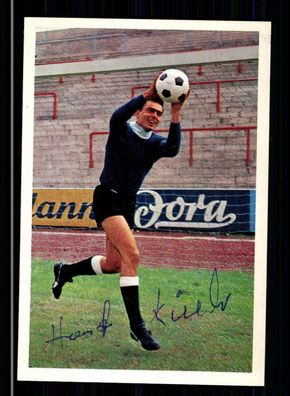 Horst Kirsch Borussia Neunkirchen 1967-68 Bergmann Sammelbild Original Signiert