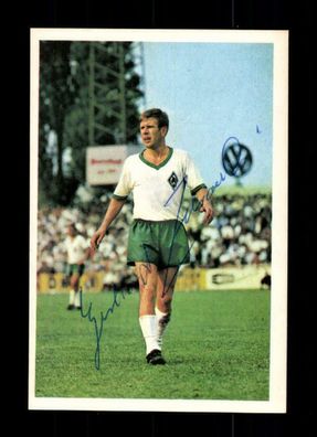 Gerhard Zebrowski Werder Bremen Bergmann Sammelbild 1967-68 Original S+ A 220857