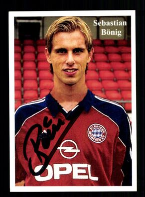 Sebastian Bönig Autogrammkarte Bayern München II 2000-01 Original Signiert