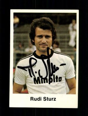 Rudi Sturz FC St. Pauli Bergmann Sammelbild 1977-78 Original Signiert+ A 221153