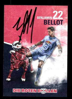 Benjamin Bellot Autogrammkarte RB Leipzig 2015-16 Original Signiert + A 172183