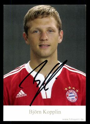 Björn Kopplin Autogrammkarte Bayern München II 2009-10 Original Signiert