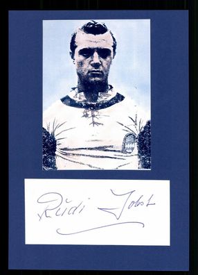 Rudi Jobst Bayern München DFB Pokalsieger 1957 Original Signiert + G 29784