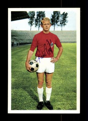 Rudolf Pöggeler Borussia Mönchengladbach 1966-67 Bergmann Sammelbild Orig. Sign