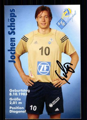 Jochen Schöps Autogrammkarte VFB Friedrichshafen Original Signiert + A 220216