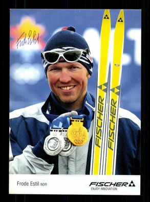 Frode Estil Autogrammkarte Original Signiert Ski Langlauf+ A 220371