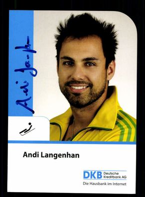 Andi Langenhahn Autogrammkarte Original Signiert Rodeln + A 220596