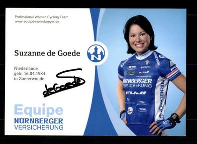 Suzanne de Goede Autogrammkarte Originial Signiert Radfahren + A 220287