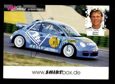 Oliver Mayer Autogrammkarte Original Signiert Motorsport + A 220574