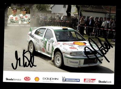 Matthias Kahle Peter Göbel Autogrammkarte Original Signiert Motorsport+ A 220579