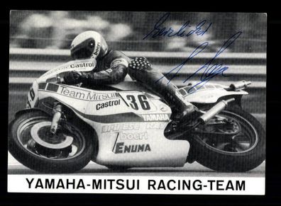 Josef Hage Autogrammkarte Original Signiert Motorsport+ A 220585