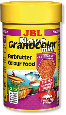 JBL NovoGranoColor mini 100ml Futter Granulat für Zierfische von 3 bis 10cm