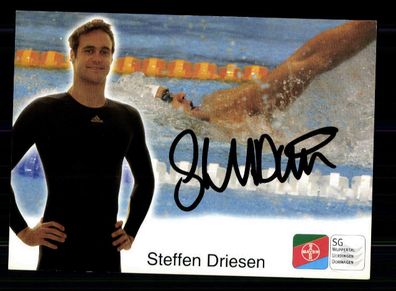 Stefan Driesen Schwimmen Autogrammkarte Original Signiert + A 220345