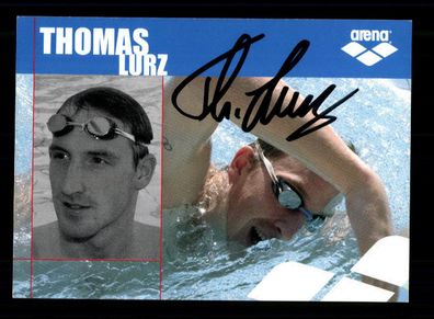 Thomas Lurz Schwimmen Autogrammkarte Original Signiert + A 220686