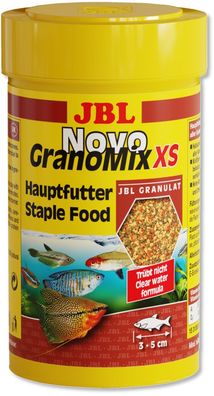 JBL NovoGranoMix XS 100ml Futter für kleine Fische von 3-5 cm