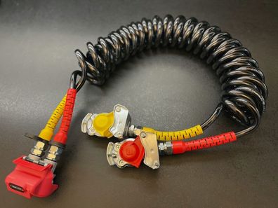 Duomatic Umrüstsatz Duo-Matic Schnellkupplung Satz Kupplungsköpfe Rot Gelb Wabco