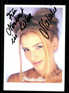 Natalie Autogrammkarte Original Signiert + M 3227