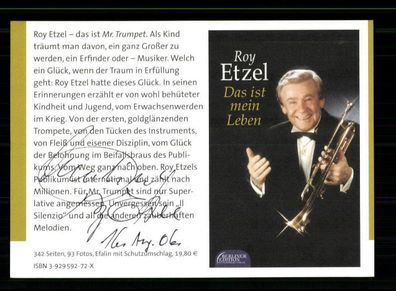 Roy Etzel Autogrammkarte Original Signiert + M 3490