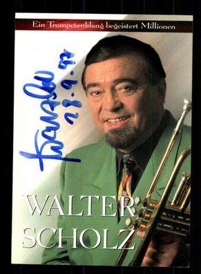Walter Scholz Autogrammkarte Original Signiert + M 3819