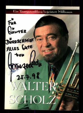 Walter Scholz Autogrammkarte Original Signiert + M 3823
