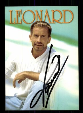 Leonard Autogrammkarte Original Signiert + M 4033