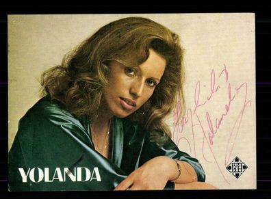 Yolanda Autogrammkarte Original Signiert + M 5118