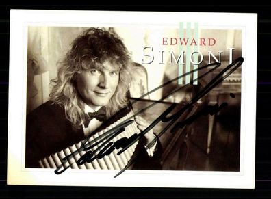Edward Simoni Autogrammkarte Original Signiert + M 5132