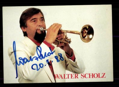 Walter Scholz Autogrammkarte Original Signiert + M 5161