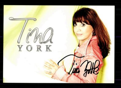 Tina York Autogrammkarte Original Signiert + M 5188