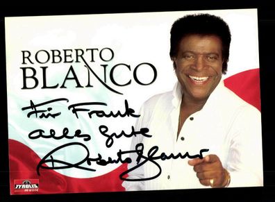 Roberto Blanco Autogrammkarte Original Signiert + M 5352