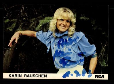 Karin Rauschen Autogrammkarte Original Signiert + M 5405