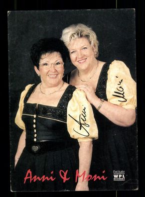 Anni und Moni Autogrammkarte Original Signiert + M 5680