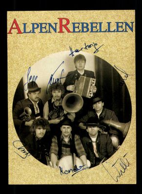 Alpen Rebellen Autogrammkarte Original Signiert + M 6282