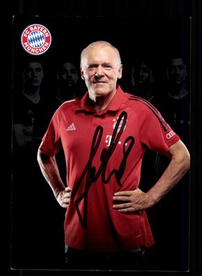 Hermann Gerland Autogrammkarte Bayern München 2019-20 Original Signiert