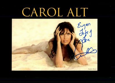 Carol Alt USA Autogrammkarte Original Signiert + G 34710