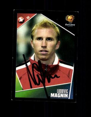 Ludovic Magnin Schweiz Panini Sammelbild Euro 2004 Original Sign+ A 220512