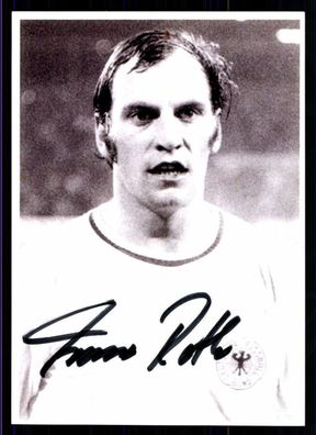 Franz Roth Autogrammmkarte DFB Nationalspieler 60er Jahre Original Signiert