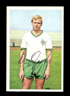 Gerhard Saborowski Eintracht Braunschweig 1966-67 Bergmann SB Original Signiert