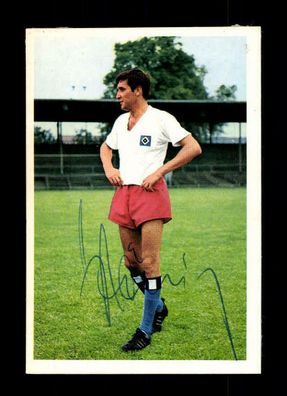 Franz Josef Hönig Hamburger SV Bergmann Sammelbild 1967-68 Original Signiert