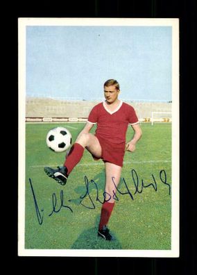 Willi Kostrewa 1 FC Kaiserslautern 1966-67 Bergmann Sammelbild Original Signiert