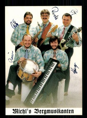 Michl´s Bergmusikanten Autogrammkarte Original Signiert + M 6585