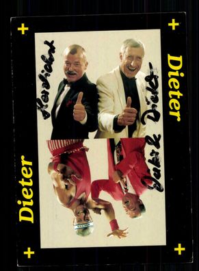 Dieter und Dieter Autogrammkarte Original Signiert + M 6704